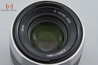 【中古】SONY ソニー E 50mm f/1.8 OSS SEL50F18 シルバー