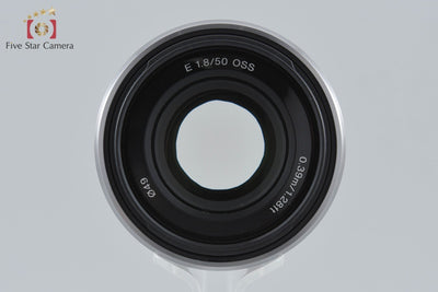 【中古】SONY ソニー E 50mm f/1.8 OSS SEL50F18 シルバー