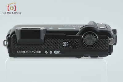 【中古】Nikon ニコン COOLPIX W300 ブラック コンパクトデジタルカメラ 元箱付き