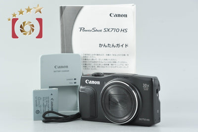 【中古】Canon キヤノン PowerShot SX710 HS ブラック コンパクトデジタルカメラ
