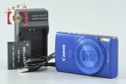 【中古】Canon キヤノン IXUS 190 ブルー コンパクトデジタルカメラ