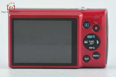 [Used] Canon IXY 190 Red Compact Digital Camera