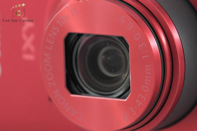 [Used] Canon IXY 190 Red Compact Digital Camera