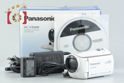 【中古】Panasonic パナソニック HC-V300M ホワイト デジタルハイビジョンビデオカメラ 元箱付き