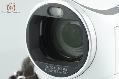 【中古】Panasonic パナソニック HC-V300M ホワイト デジタルハイビジョンビデオカメラ 元箱付き
