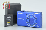 【中古】Nikon ニコン COOLPIX S6200 オーシャンブルー コンパクトデジタルカメラ