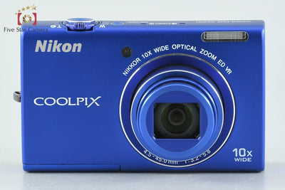 【中古】Nikon ニコン COOLPIX S6200 オーシャンブルー コンパクトデジタルカメラ