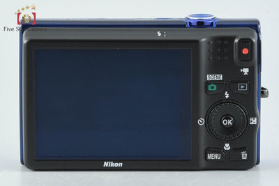 【中古】Nikon ニコン COOLPIX S6200 オーシャンブルー コンパクトデジタルカメラ