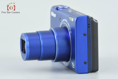 【中古】Nikon ニコン COOLPIX S6200 オーシャンブルー コンパクトデジタルカメラ