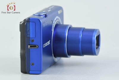 【中古】Nikon ニコン COOLPIX S6200 オーシャンブルー コンパクトデジタルカメラ