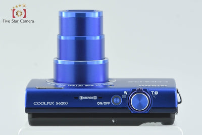 【中古】Nikon ニコン COOLPIX S6200 オーシャンブルー コンパクトデジタルカメラ