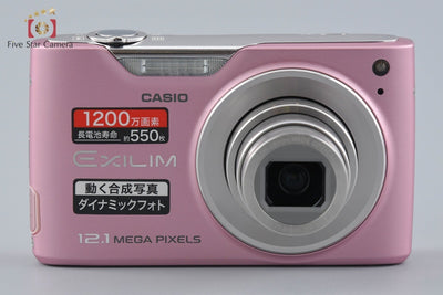 【中古】Casio カシオ EXILIM EX-Z450 ピンク コンパクトデジタルカメラ 元箱付き