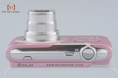 【中古】Casio カシオ EXILIM EX-Z450 ピンク コンパクトデジタルカメラ 元箱付き