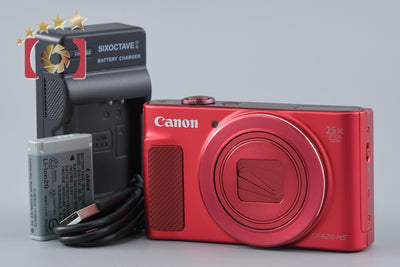 【中古】Canon キヤノン PowerShot SX610 HS レッド コンパクトデジタルカメラ