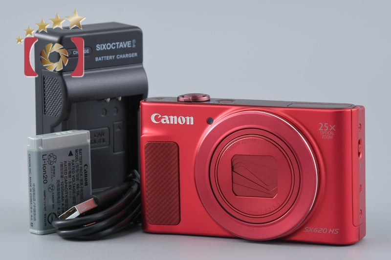 [Used] Canon PowerShot SX610 HS Red Compact Digital Camera