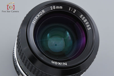 【中古】Nikon ニコン Ai NIKKOR 28mm f/2