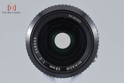 【中古】Nikon ニコン Ai NIKKOR 28mm f/2