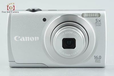 【中古】Canon キヤノン PowerShot A2600 シルバー コンパクトデジタルカメラ