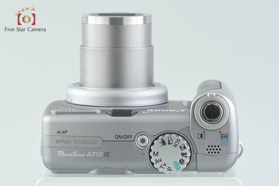 【中古】Canon キヤノン PowerShot A710 IS コンパクトデジタルカメラ 元箱付き