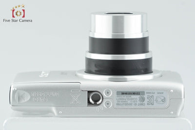 【中古】Canon キヤノン IXY 100F シルバー コンパクトデジタルカメラ 元箱付き
