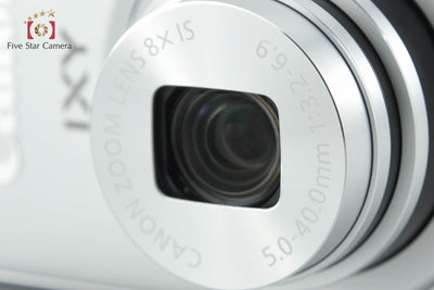 【中古】Canon キヤノン IXY 100F シルバー コンパクトデジタルカメラ 元箱付き