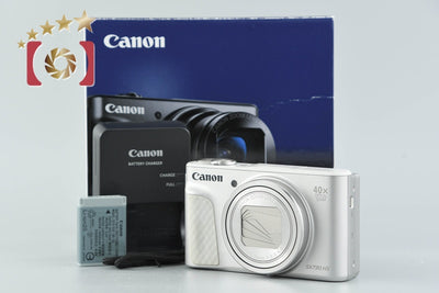 【中古】Canon キヤノン PowerShot SX730 HS シルバー コンパクトデジタルカメラ 元箱付き
