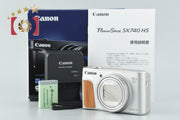【中古】Canon キヤノン PowerShot SX740 HS シルバー コンパクトデジタルカメラ 元箱付き