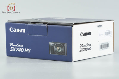 【中古】Canon キヤノン PowerShot SX740 HS シルバー コンパクトデジタルカメラ 元箱付き