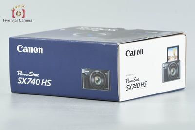 【中古】Canon キヤノン PowerShot SX740 HS シルバー コンパクトデジタルカメラ 元箱付き