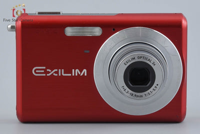 【中古】CASIO カシオ EXILIM ZOOM EX-Z60 レッド コンパクトデジタルカメラ