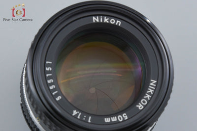 [Used] Nikon Nikkor Ai-S 50mm f/1.4