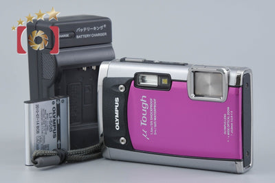 【中古】OLYMPUS オリンパス μ TOUGH-6020 ピンク コンパクトデジタルカメラ
