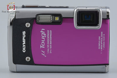 【中古】OLYMPUS オリンパス μ TOUGH-6020 ピンク コンパクトデジタルカメラ