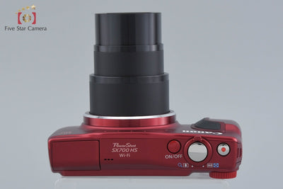 【中古】Canon キヤノン PowerShot SX700 HS レッド コンパクトデジタルカメラ