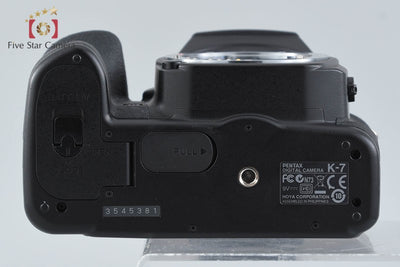 Used PENTAX K-7 Digital SLR Camera
