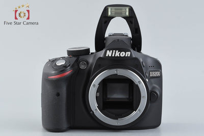 Used Nikon D3200 Black Digital SLR Camera