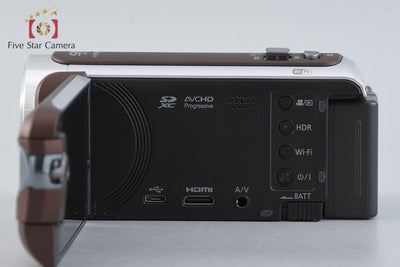 [Used] Panasonic HC-W590MS Brown Camcorder