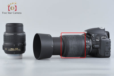 [Used] Nikon D3100 200mm Double Zoom Kit Black