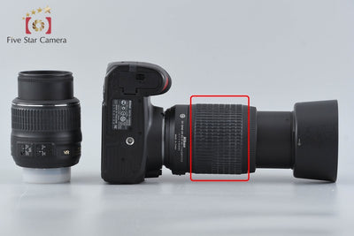 [Used] Nikon D3100 200mm Double Zoom Kit Black