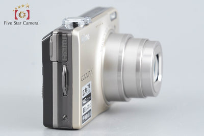 [Used] Nikon COOLPIX S6000 Champagne Silver Compact Digital Camera