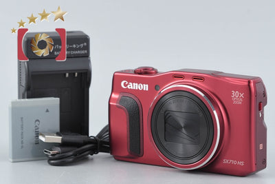 [Used] Canon PowerShot SX710 HS Red Compact Digital Camera