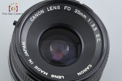 [Used] Canon FD 35mm f/3.5 S.C.