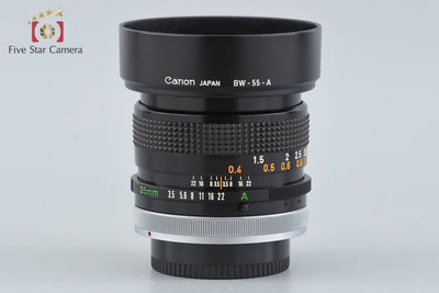 [Used] Canon FD 35mm f/3.5 S.C.
