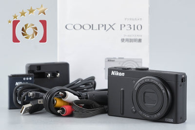 Used: Nikon COOLPIX P310 Black Compact Digital Camera