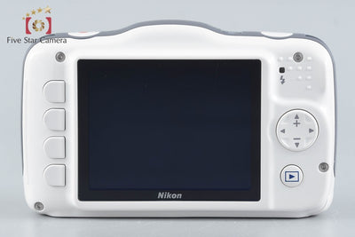[Used] Nikon COOLPIX S32 White Compact Digital Camera