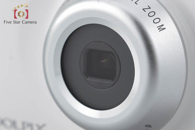 [Used] Nikon COOLPIX S32 White Compact Digital Camera