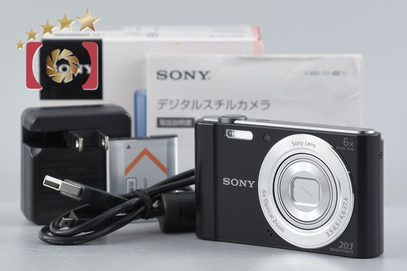 【Used】SONY Cyber-shot DSC-W810 Black Digital Still Camera with Original Box