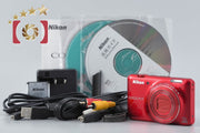 [Used] Nikon COOLPIX S6400 Glossy Red Compact Digital Camera
