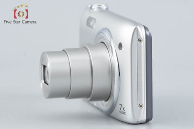 [Used] Nikon COOLPIX S3500 Crystal Silver Compact Digital Camera