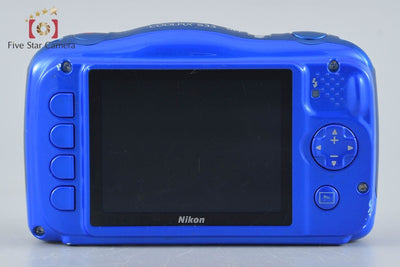 [Used] Nikon COOLPIX S33 Blue Compact Digital Camera